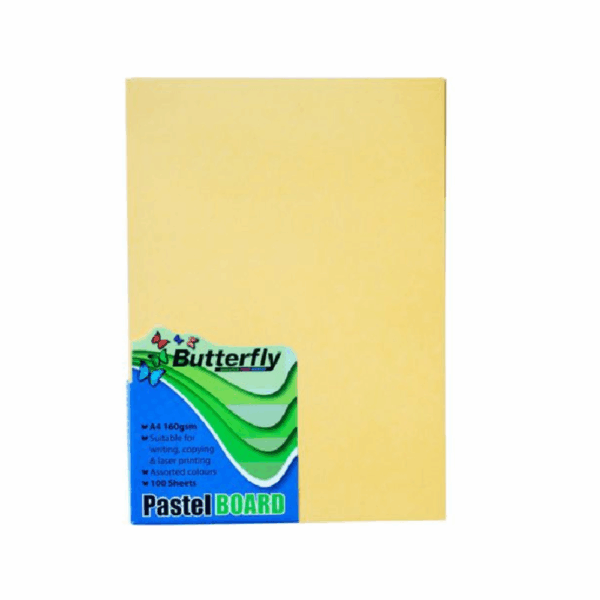 D AFRIQ A4 PASTEL PROJECT BOARD YELLOW